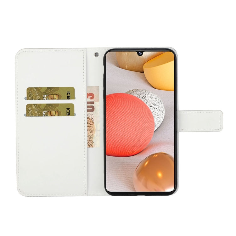 For Samsung Galaxy A22 4G Ethnic Style Embossed Pattern Leather Phone Case