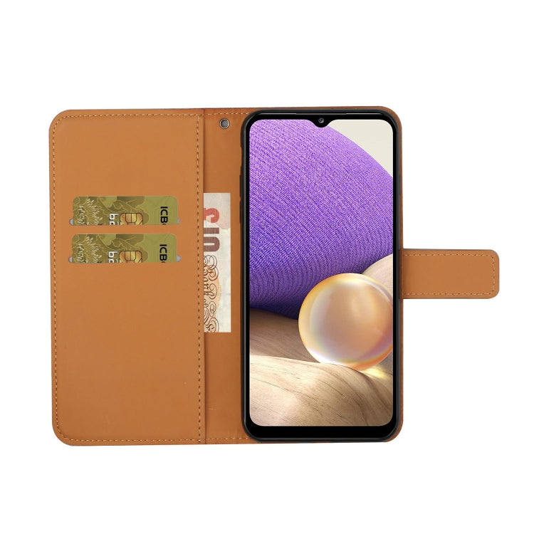 For Samsung Galaxy A32 4G Ethnic Style Embossed Pattern Leather Phone Case