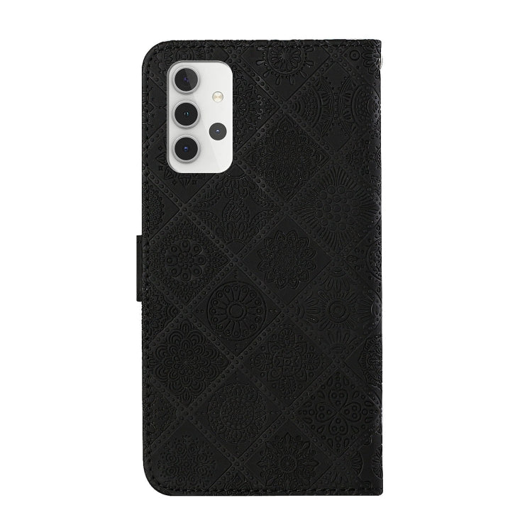 For Samsung Galaxy A32 4G Ethnic Style Embossed Pattern Leather Phone Case