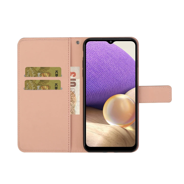 For Samsung Galaxy A32 5G Ethnic Style Embossed Pattern Leather Phone Case