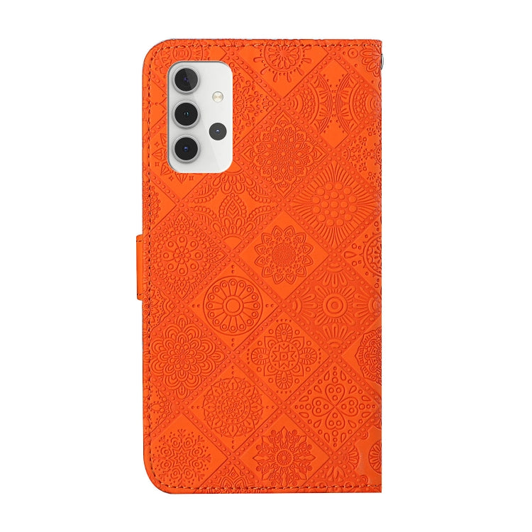 For Samsung Galaxy A32 5G Ethnic Style Embossed Pattern Leather Phone Case
