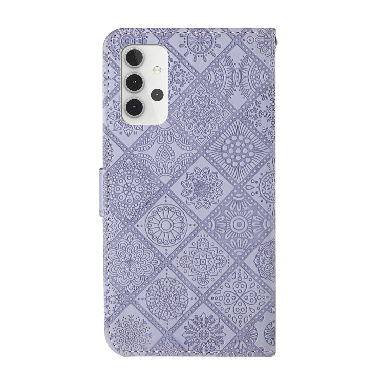 For Samsung Galaxy A32 5G Ethnic Style Embossed Pattern Leather Phone Case