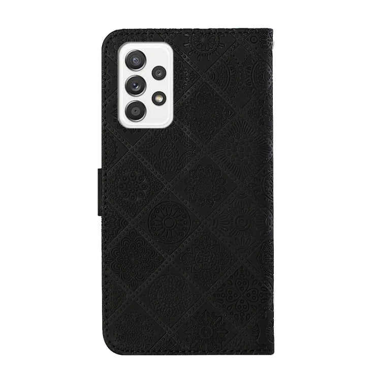 For Samsung Galaxy A33 5G Ethnic Style Embossed Pattern Leather Phone Case