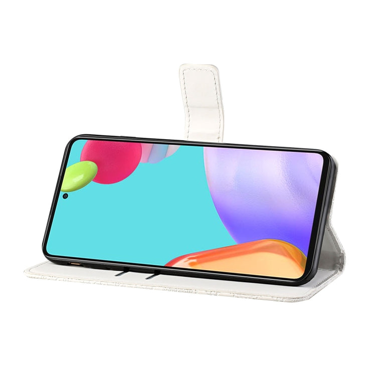 For Samsung Galaxy A52 Ethnic Style Embossed Pattern Leather Phone Case