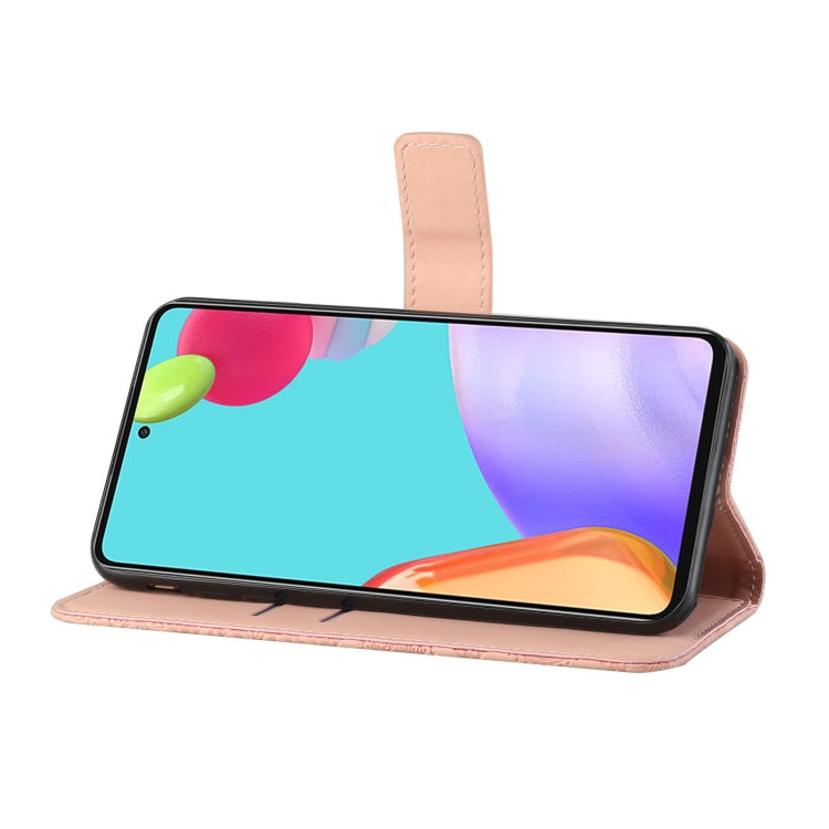 For Samsung Galaxy A53 Ethnic Style Embossed Pattern Leather Phone Case