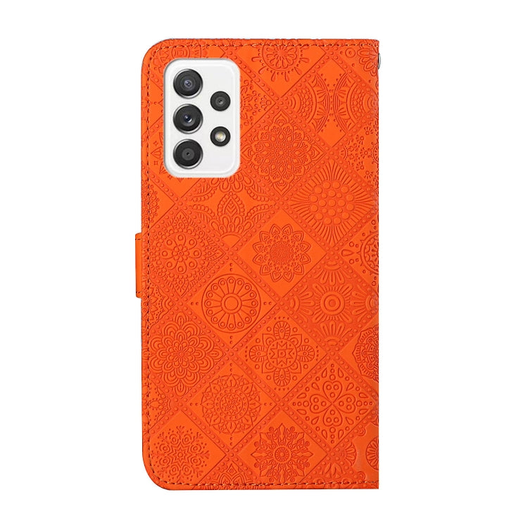For Samsung Galaxy A53 Ethnic Style Embossed Pattern Leather Phone Case
