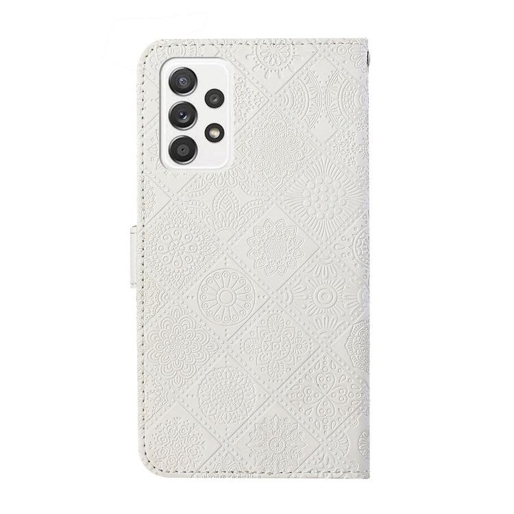 For Samsung Galaxy A53 Ethnic Style Embossed Pattern Leather Phone Case