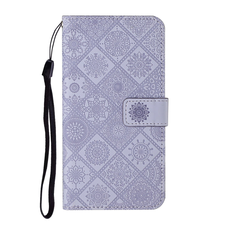 For OPPO A74 4G Ethnic Style Embossed Pattern Leather Phone Case