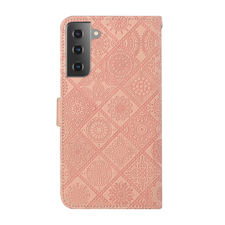 For Samsung Galaxy S22+ 5G Ethnic Style Embossed Pattern Leather Phone Case