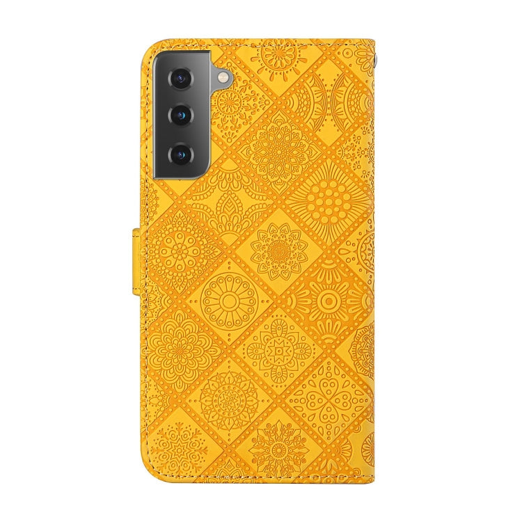 For Samsung Galaxy S22+ 5G Ethnic Style Embossed Pattern Leather Phone Case