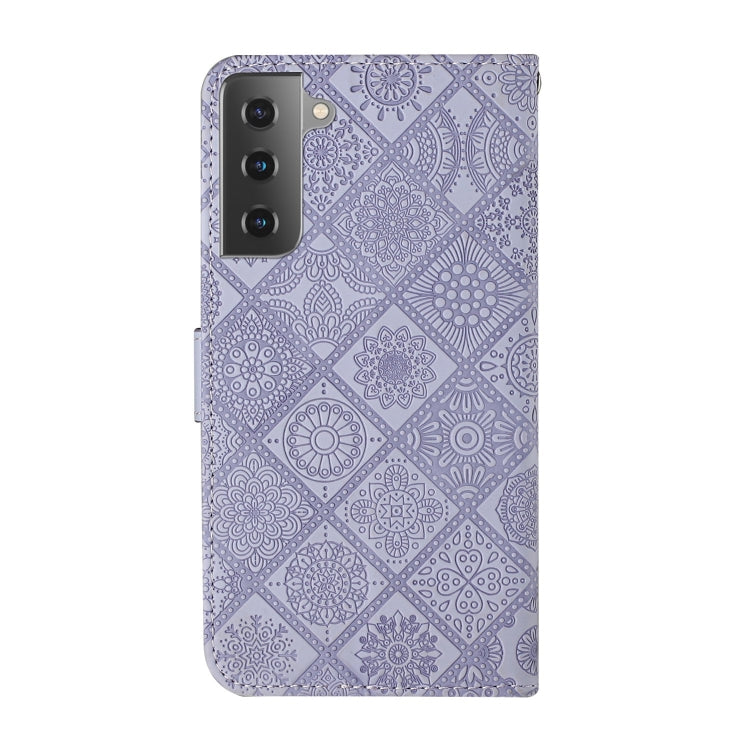 For Samsung Galaxy S22+ 5G Ethnic Style Embossed Pattern Leather Phone Case