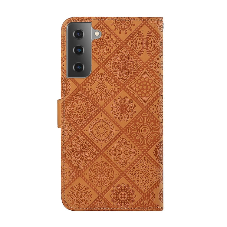 For Samsung Galaxy S22 5G Ethnic Style Embossed Pattern Leather Phone Case