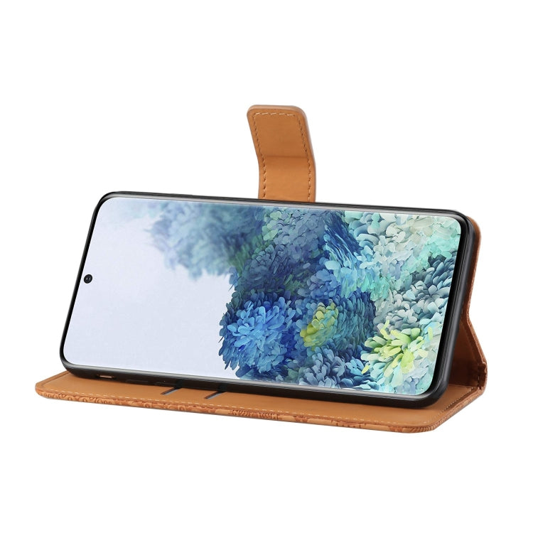 For Samsung Galaxy S22 5G Ethnic Style Embossed Pattern Leather Phone Case
