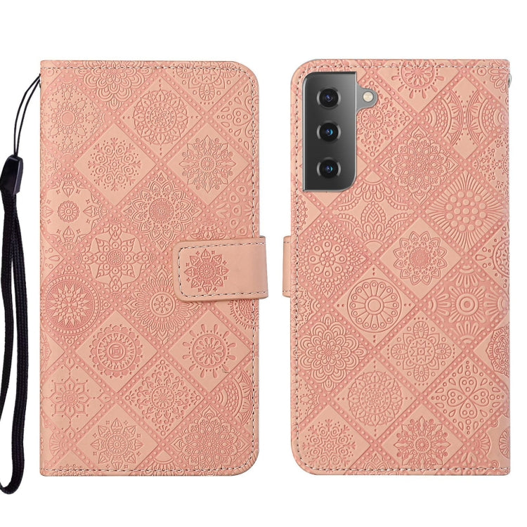 For Samsung Galaxy S22 5G Ethnic Style Embossed Pattern Leather Phone Case