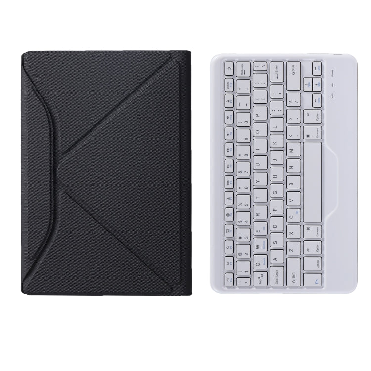 B0N5 Diamond Texture Bluetooth Keyboard Leather Case with Triangle Back Support For Xiaomi Pad 5 / 5 Pro