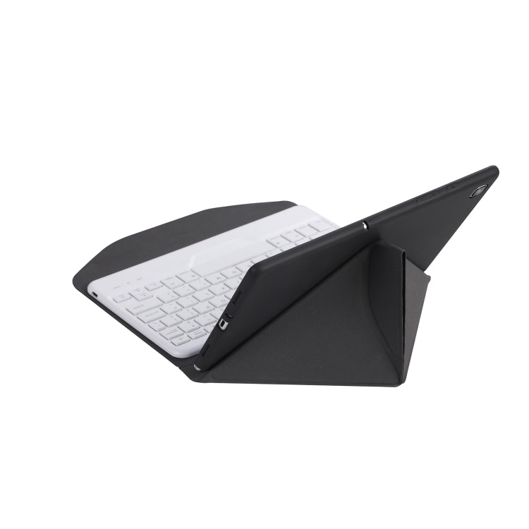 B0N5 Diamond Texture Bluetooth Keyboard Leather Case with Triangle Back Support For Xiaomi Pad 5 / 5 Pro