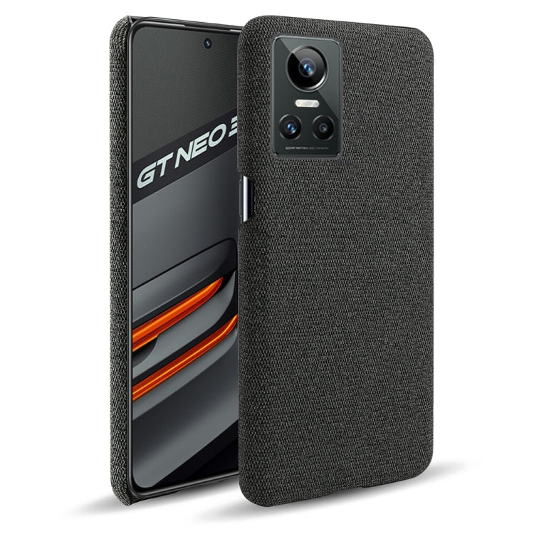 For OPPO Realme GT Neo3 Cloth Texture PC + Nylon Back Case