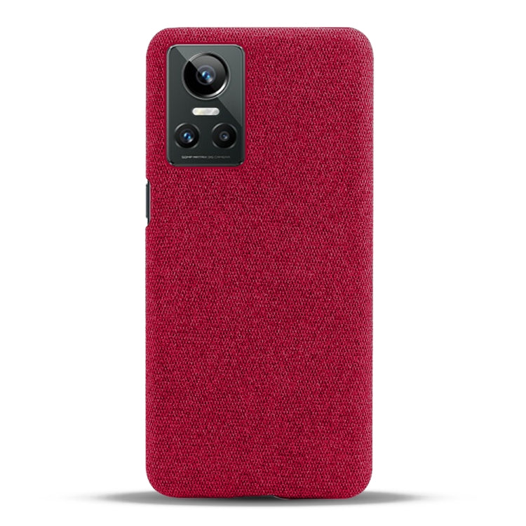 For OPPO Realme GT Neo3 Cloth Texture PC + Nylon Back Case