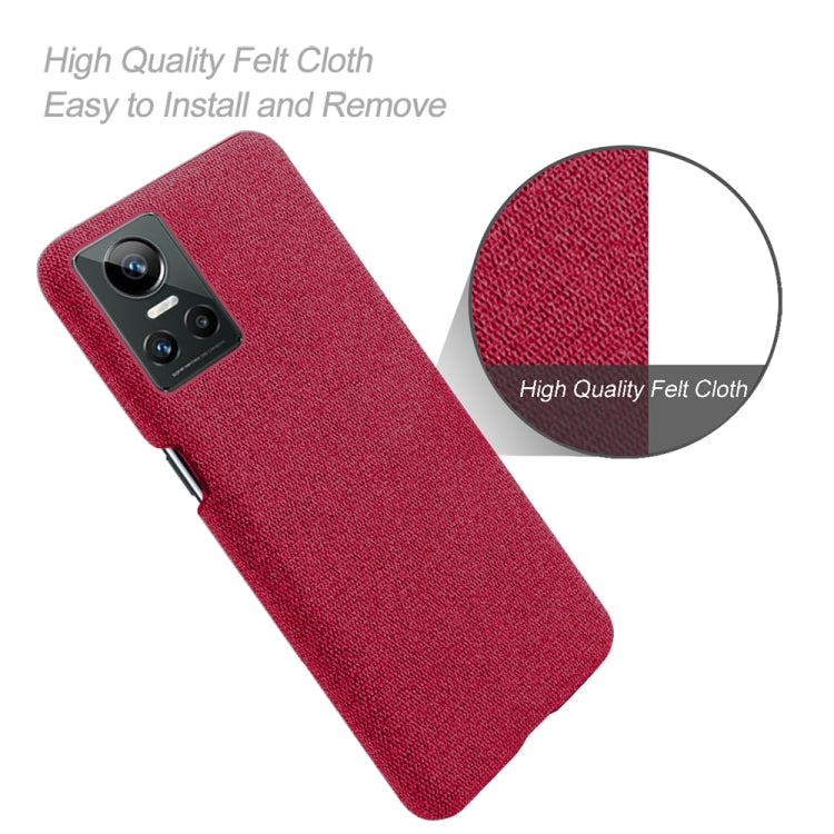 For OPPO Realme GT Neo3 Cloth Texture PC + Nylon Back Case