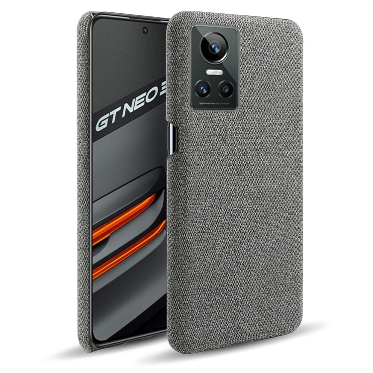 For OPPO Realme GT Neo3 Cloth Texture PC + Nylon Back Case