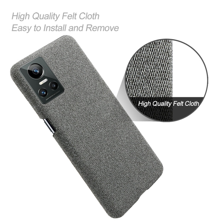 For OPPO Realme GT Neo3 Cloth Texture PC + Nylon Back Case