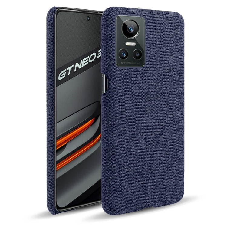 For OPPO Realme GT Neo3 Cloth Texture PC + Nylon Back Case
