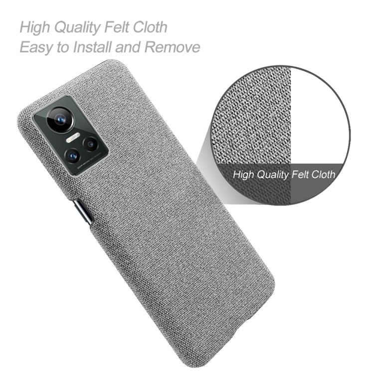 For OPPO Realme GT Neo3 Cloth Texture PC + Nylon Back Case