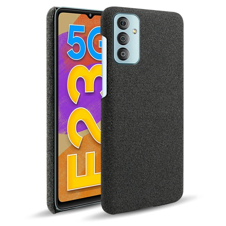 For Samsung Galaxy F23 5G Cloth Texture PC + Nylon Back Case