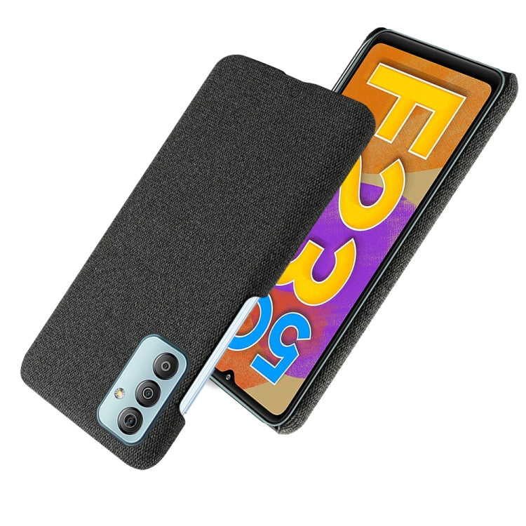 For Samsung Galaxy F23 5G Cloth Texture PC + Nylon Back Case