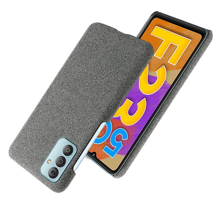 For Samsung Galaxy F23 5G Cloth Texture PC + Nylon Back Case