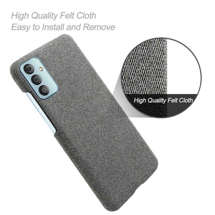 For Samsung Galaxy F23 5G Cloth Texture PC + Nylon Back Case
