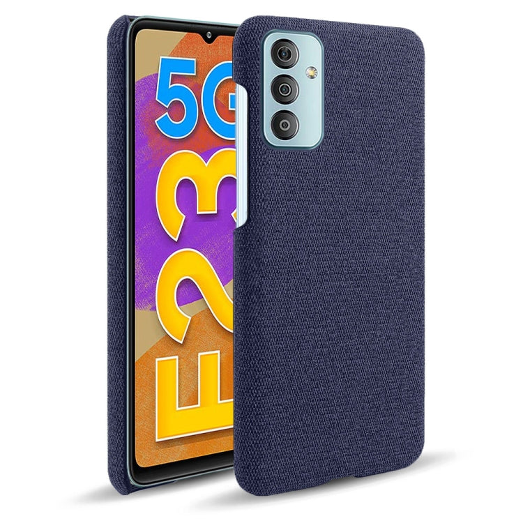 For Samsung Galaxy F23 5G Cloth Texture PC + Nylon Back Case