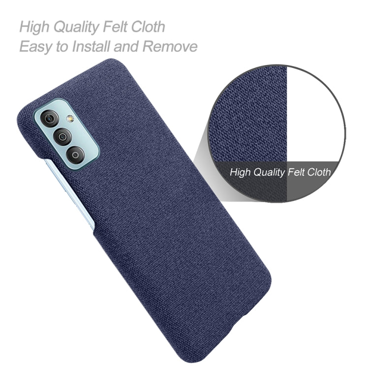 For Samsung Galaxy F23 5G Cloth Texture PC + Nylon Back Case