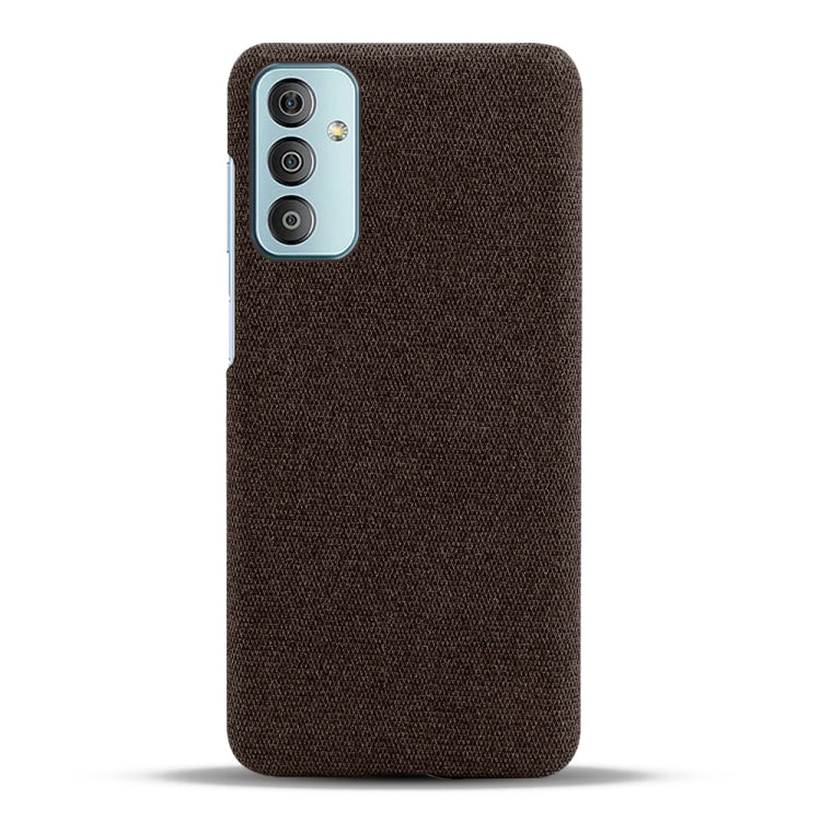 For Samsung Galaxy F23 5G Cloth Texture PC + Nylon Back Case