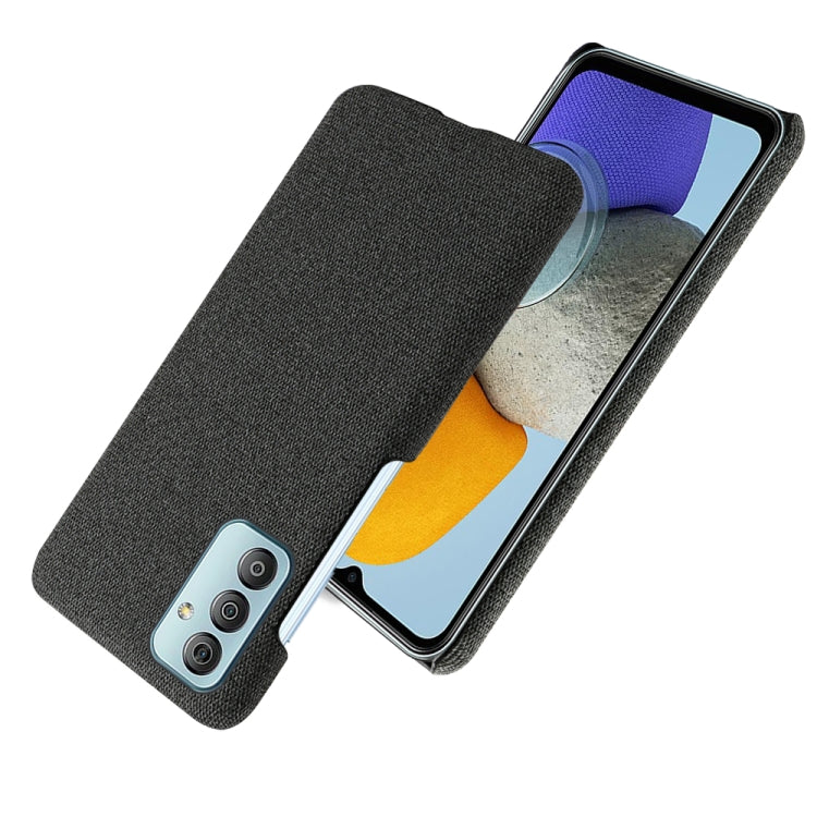For Samsung Galaxy M23 5G Cloth Texture PC + Nylon Back Case