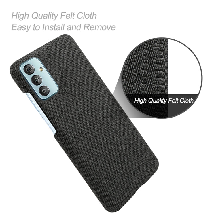 For Samsung Galaxy M23 5G Cloth Texture PC + Nylon Back Case