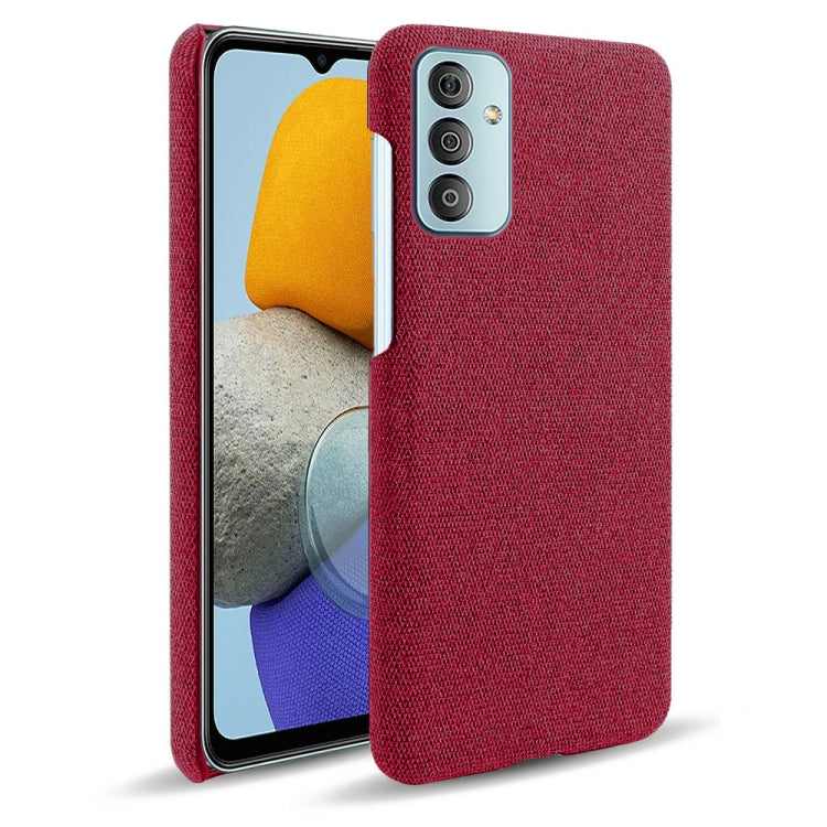 For Samsung Galaxy M23 5G Cloth Texture PC + Nylon Back Case