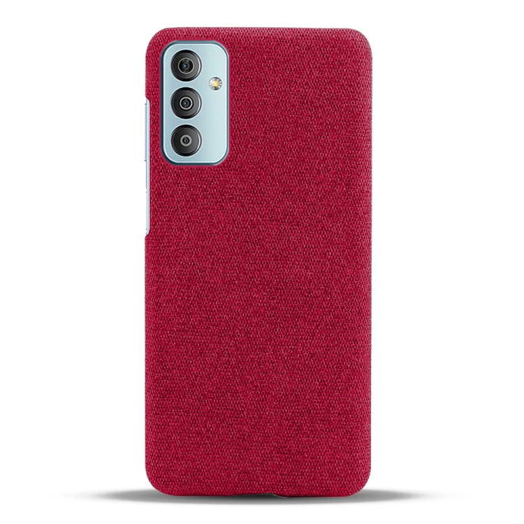 For Samsung Galaxy M23 5G Cloth Texture PC + Nylon Back Case