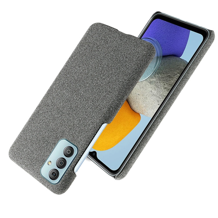 For Samsung Galaxy M23 5G Cloth Texture PC + Nylon Back Case