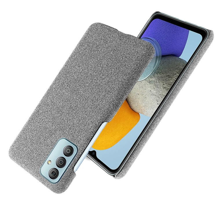 For Samsung Galaxy M23 5G Cloth Texture PC + Nylon Back Case