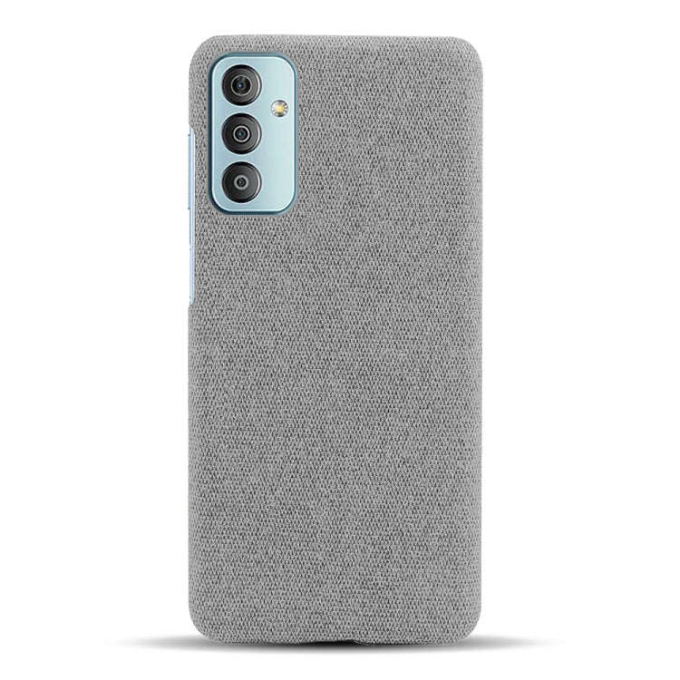 For Samsung Galaxy M23 5G Cloth Texture PC + Nylon Back Case