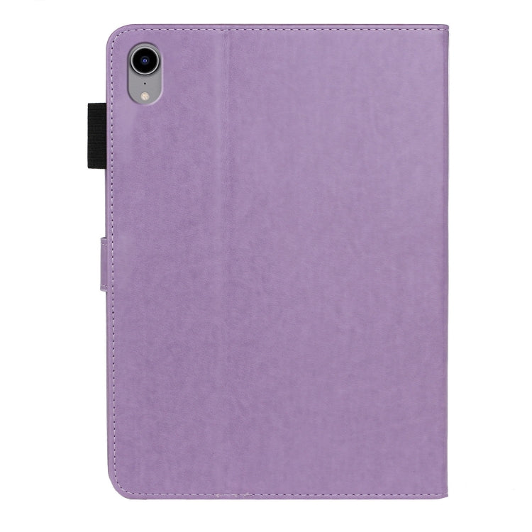 For iPad mini 6 Embossed Plum Bossom Pattern Smart Leather Tablet Case