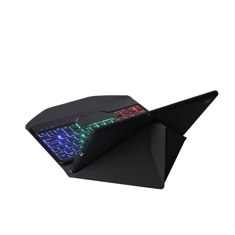 B0N5S Backlight Diamond Texture Bluetooth Keyboard Leather Case with Triangle Back Support For Xiaomi Pad 5 / 5 Pro