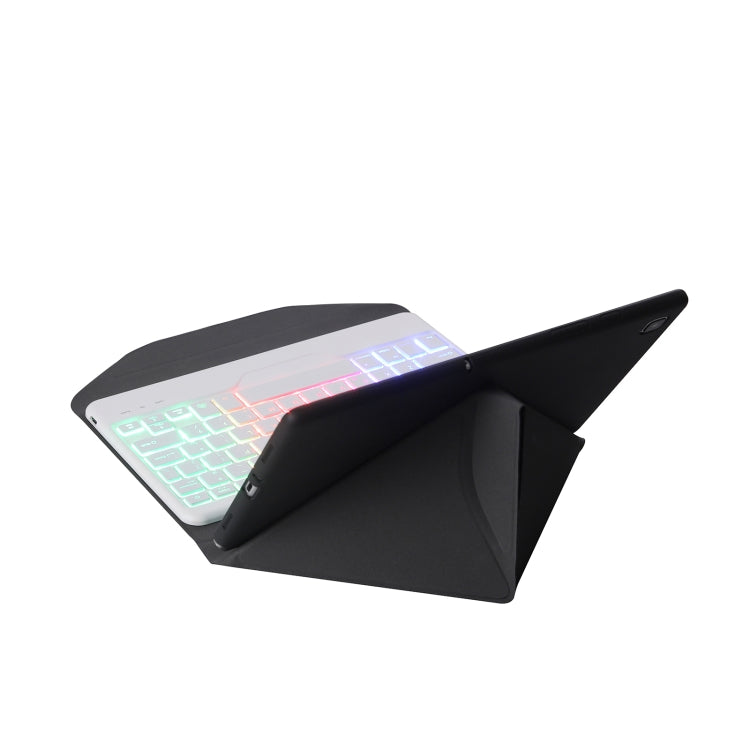 B0N5S Backlight Diamond Texture Bluetooth Keyboard Leather Case with Triangle Back Support For Xiaomi Pad 5 / 5 Pro