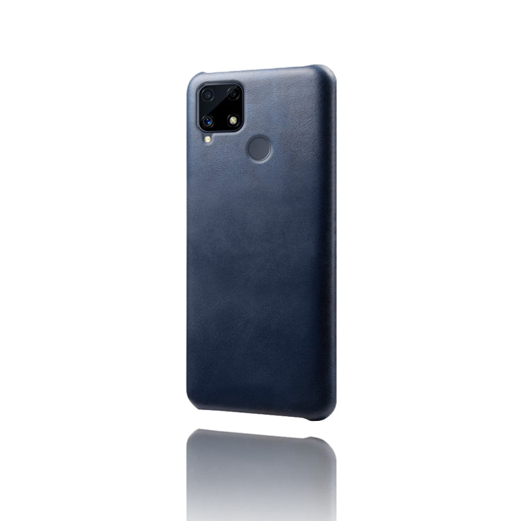 For OPPO Realme C25 Calf Texture PC + PU Phone Case