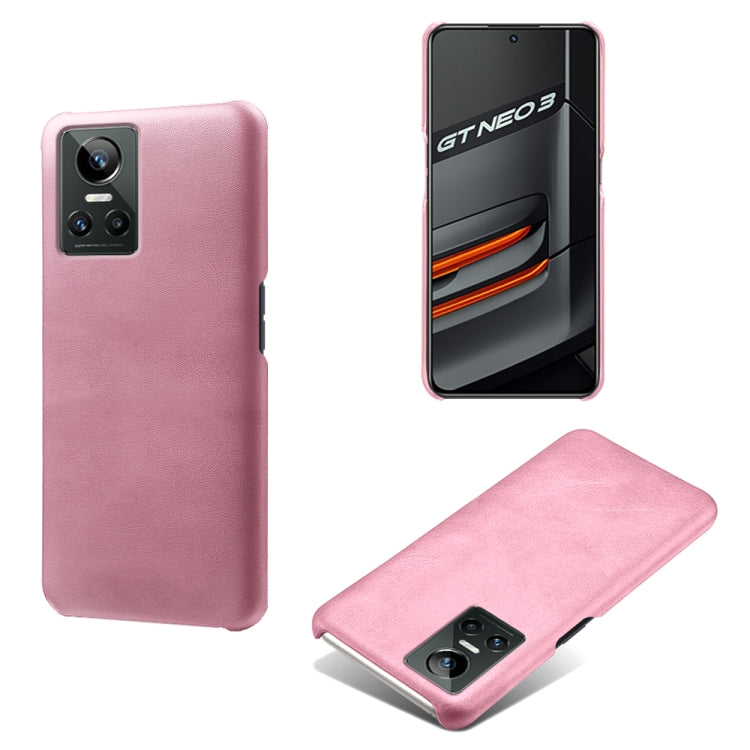 For OPPO Realme GT Neo3 Calf Texture PC + PU Phone Case