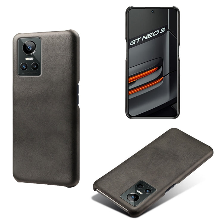 For OPPO Realme GT Neo3 Calf Texture PC + PU Phone Case