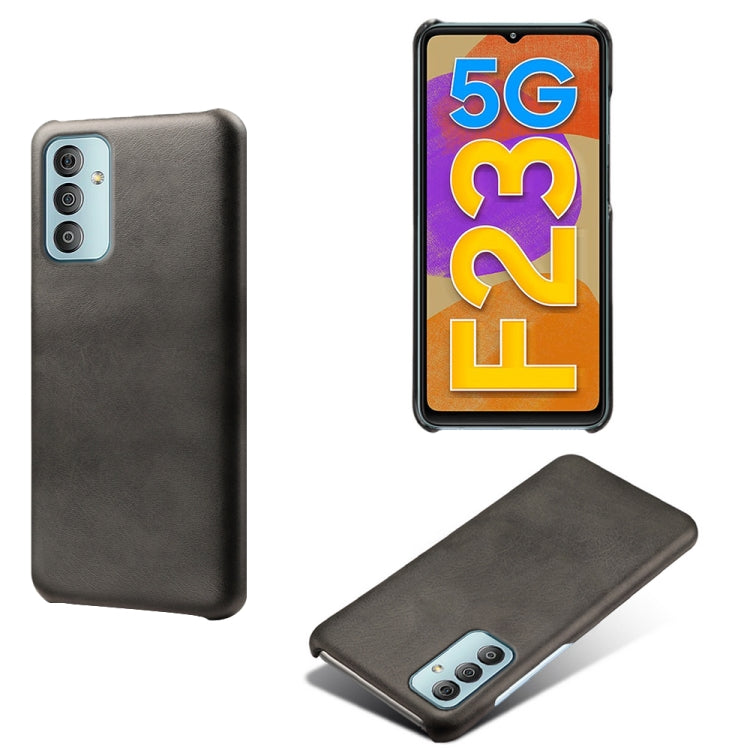 For Samsung Galaxy F23 5G Calf Texture PC + PU Phone Case