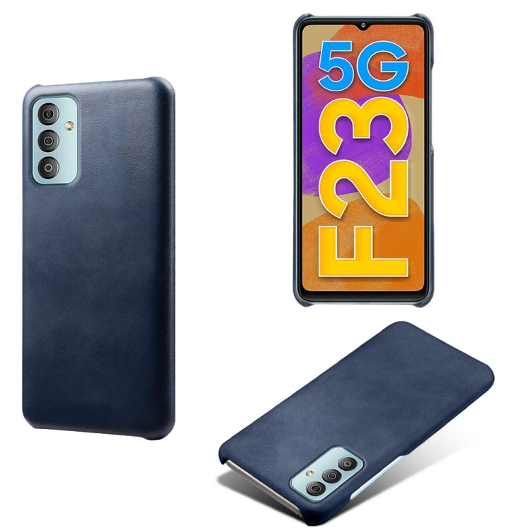 For Samsung Galaxy F23 5G Calf Texture PC + PU Phone Case