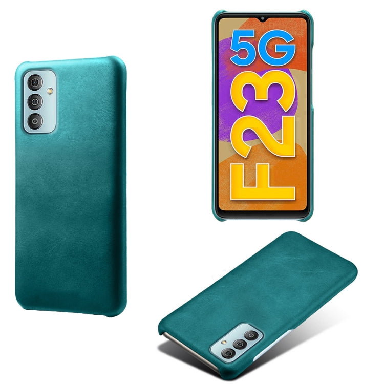 For Samsung Galaxy F23 5G Calf Texture PC + PU Phone Case